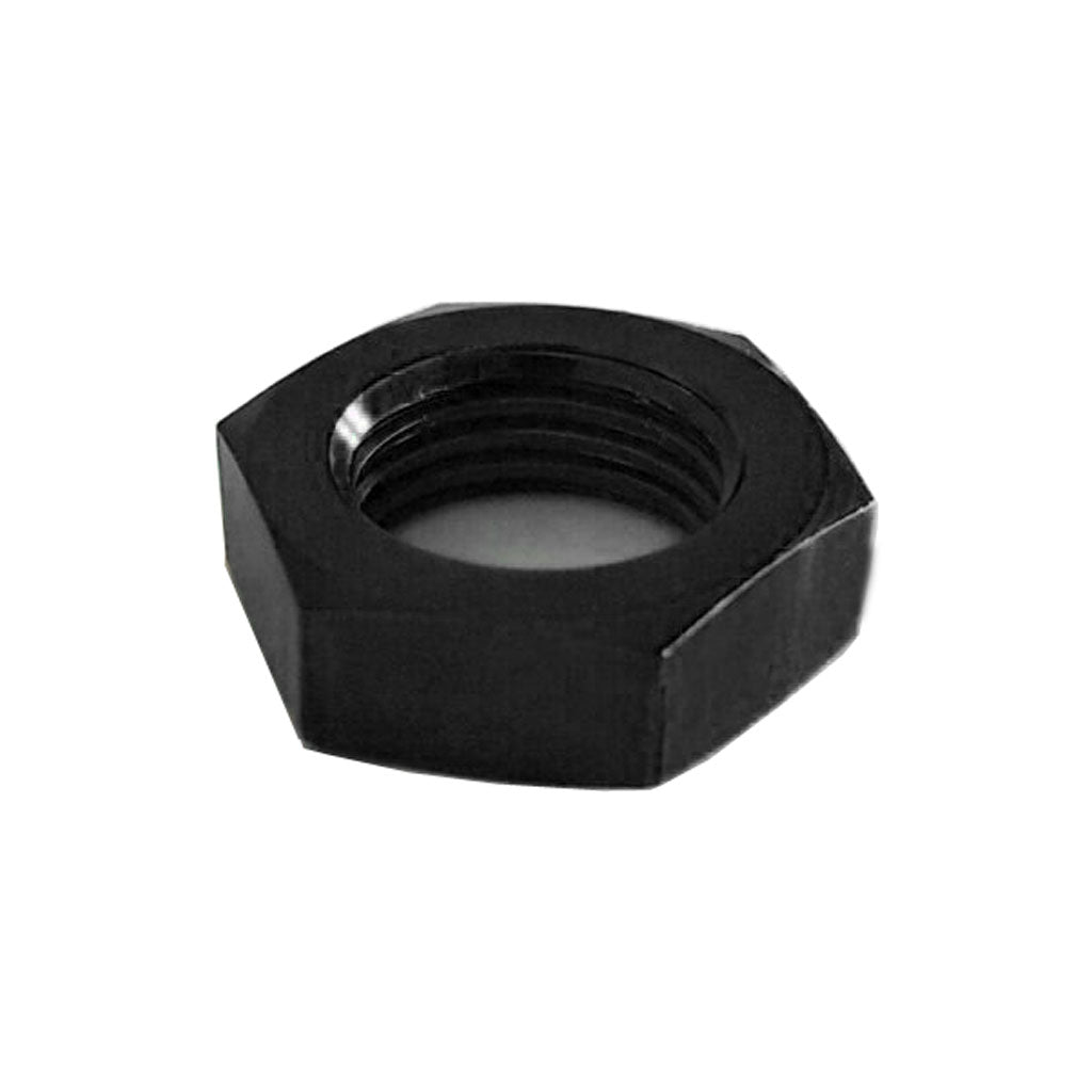 -8 Bulkhead Nut Black