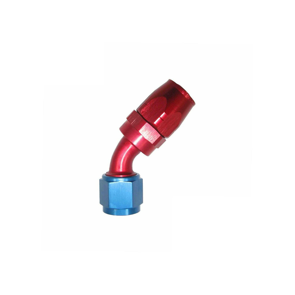 -8JIC 45° Red/Blue Fitting For Rubber Hose