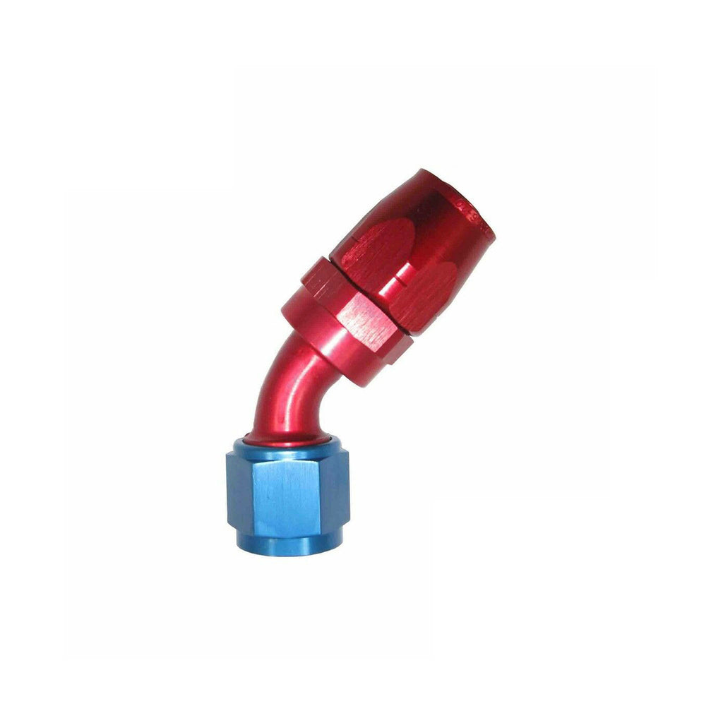 -10JIC 45° Red/Blue Fitting For Rubber Hose