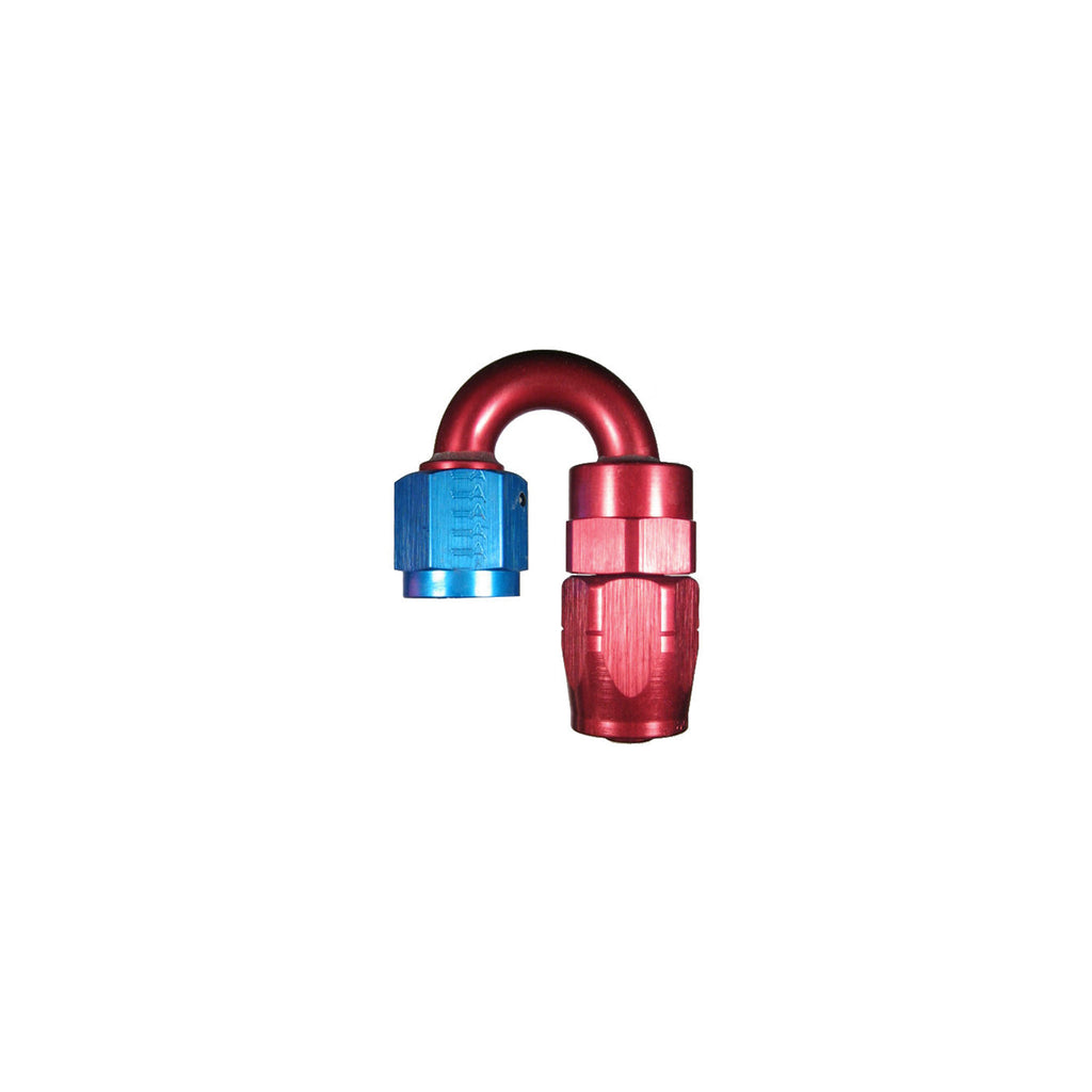 -6JIC 180° Red/Blue Fitting For Rubber Hose