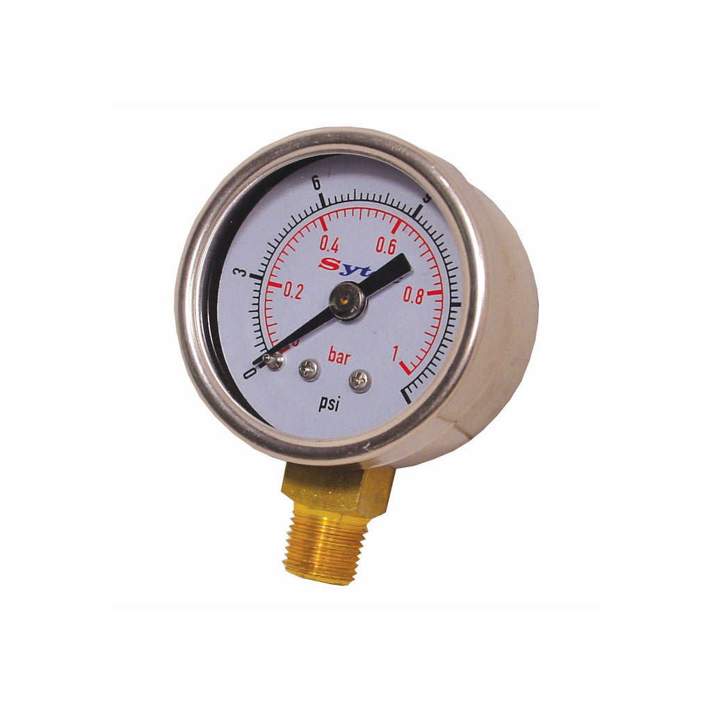 Fuel Pressure Gauge 0-15 psi