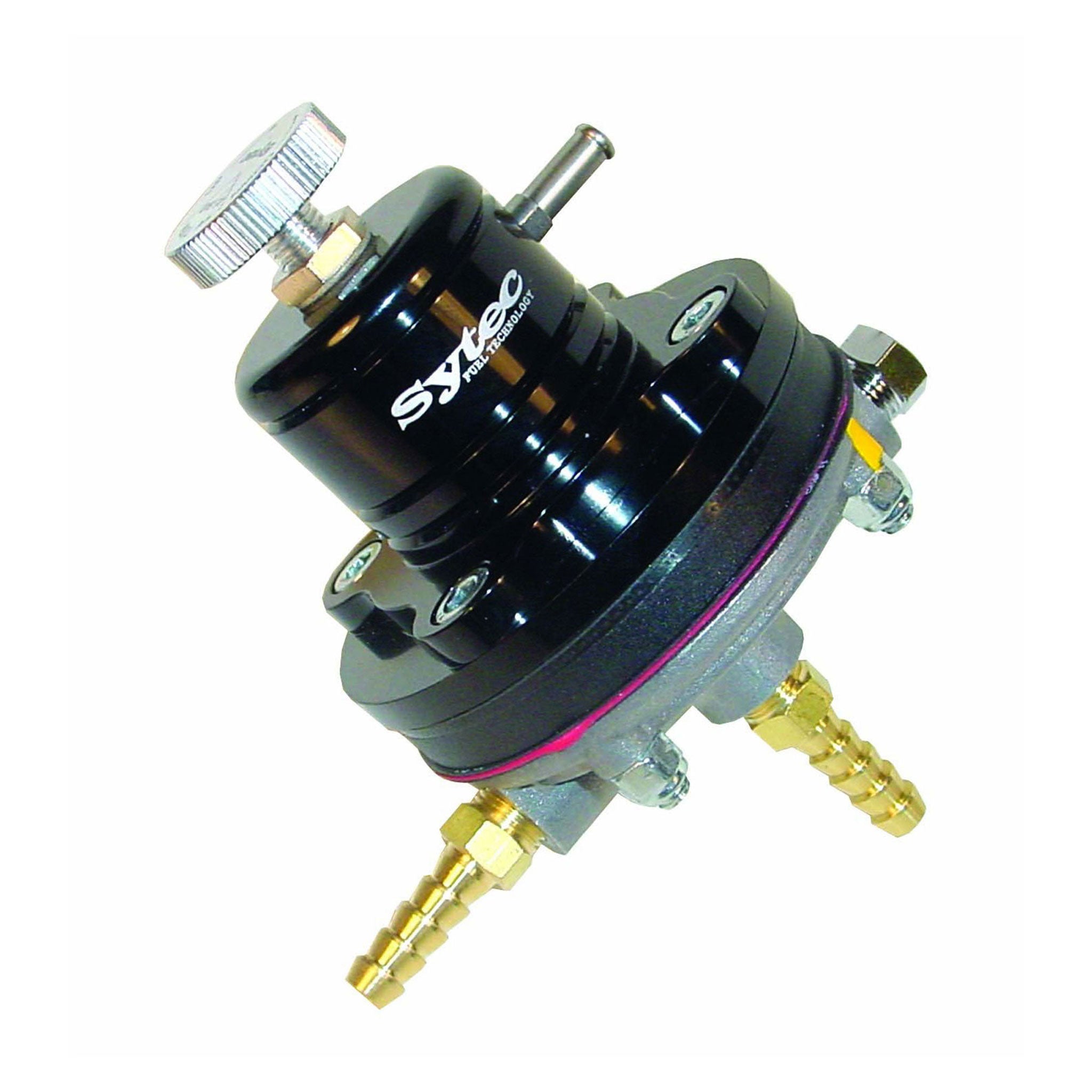 Fuel Pressure Regulator - Sytec Anodised Black (8mm Unions) – C Bradley ...