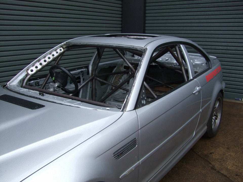 BMW E46 2011 Spec Roll Cage (T45) Exterior front & side