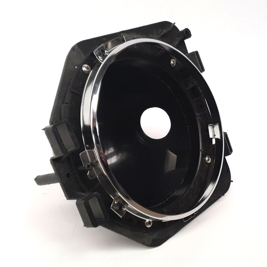 Mk2 Escort Headlight Bucket with Inner Bowl & Outer Chrome Ring