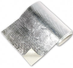 REFLECTIVE HEAT SHIELD WITH ADHESIVE BACKED 12" X 24"