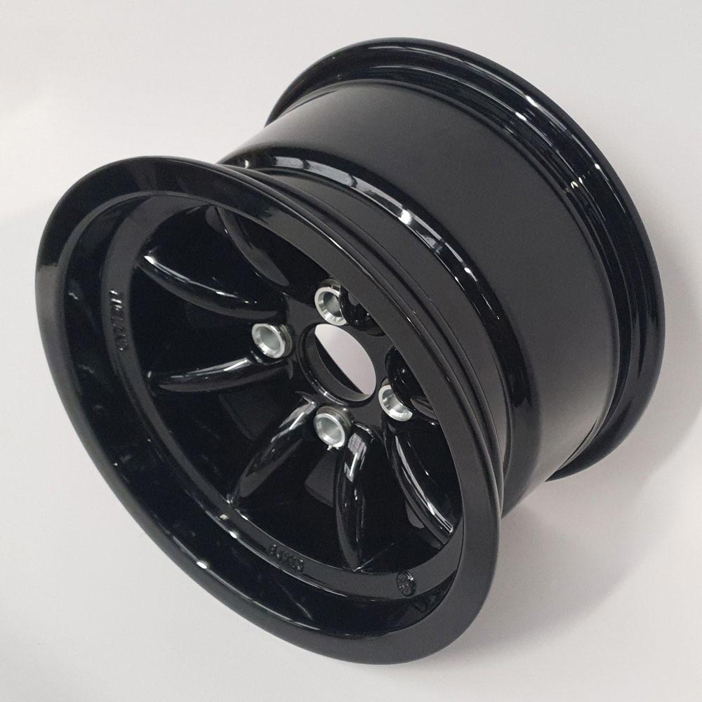 8.0" x 13" Minilite Wheel in Black, available in offset ET0