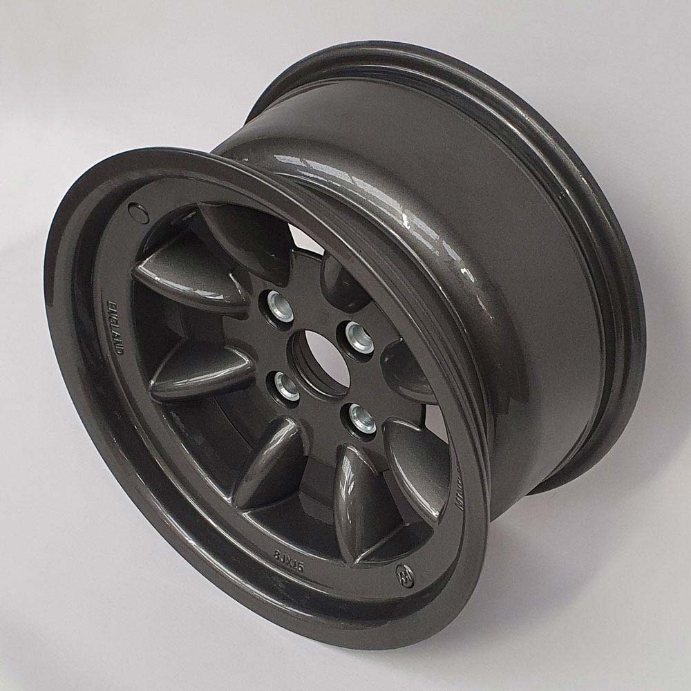 8.0" x 15" Minilite Wheel in Anthracite Grey, available in offset ET-8