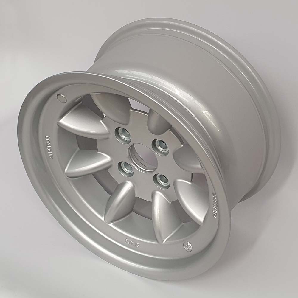 8.0" x 15" Minilite Wheel in Silver, available in offset ET-8