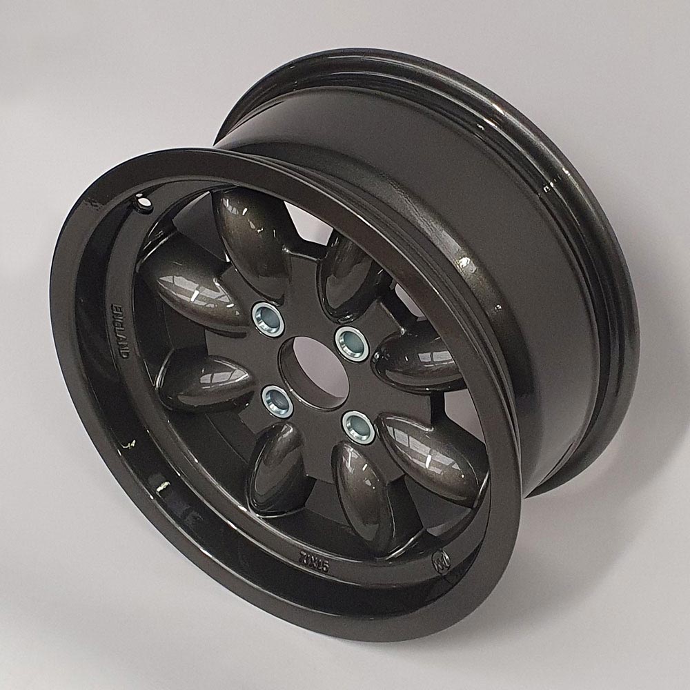 7.0" x 15" Minilite Wheel in Anthracite Grey, available in offset ET10
