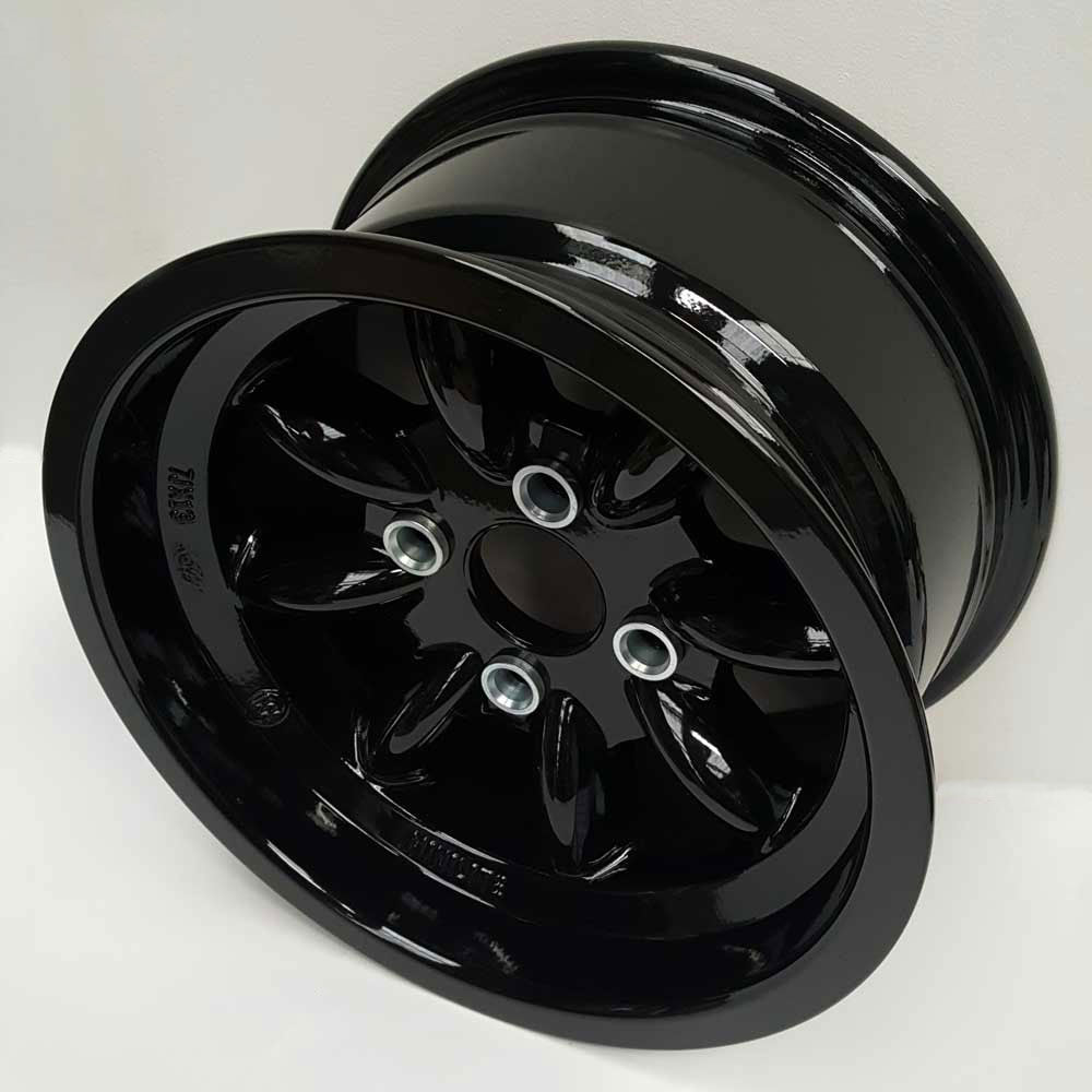 7.0x13" Minilite Wheel in Black, available in offset ET0