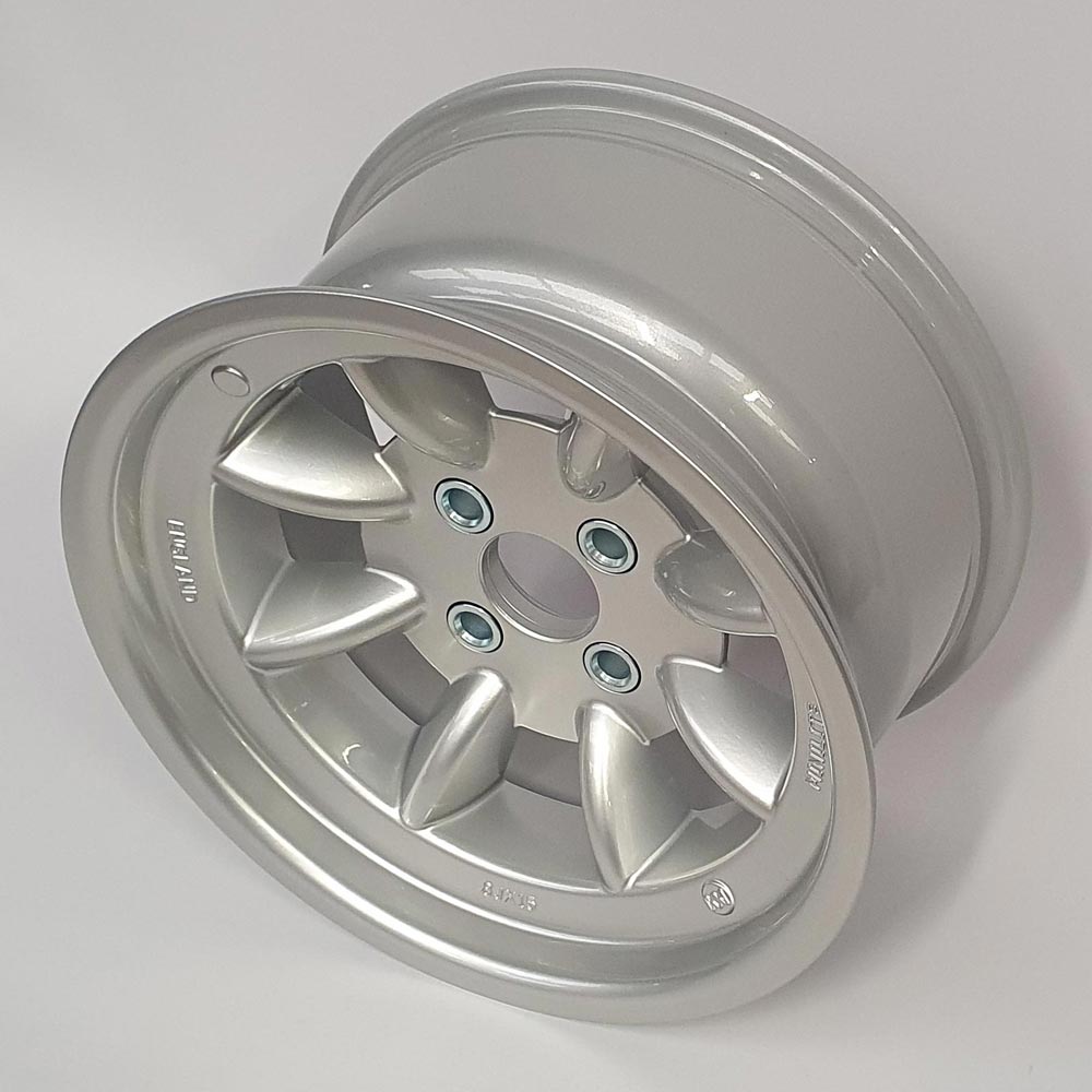 8.0" x 15" Minilite Wheel in Silver, available in offset ET0