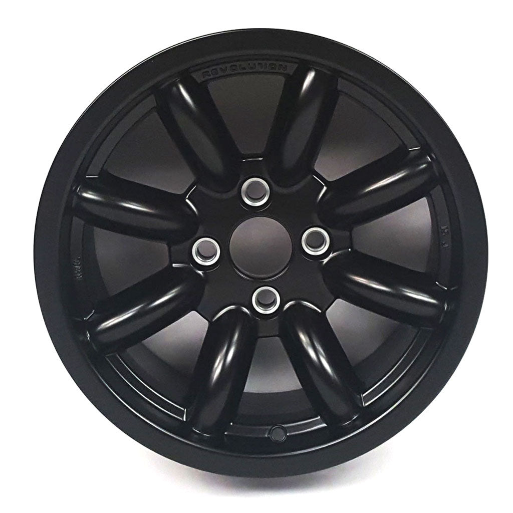 8.0x15" Revolution Wheel ET-12 In Black (Ford 8 Spoke)