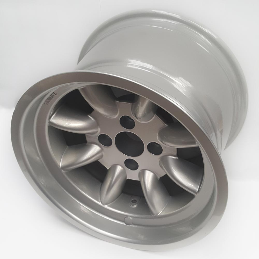 10.0" x 15" Minilite Wheel in Silver, available in offset ET-20