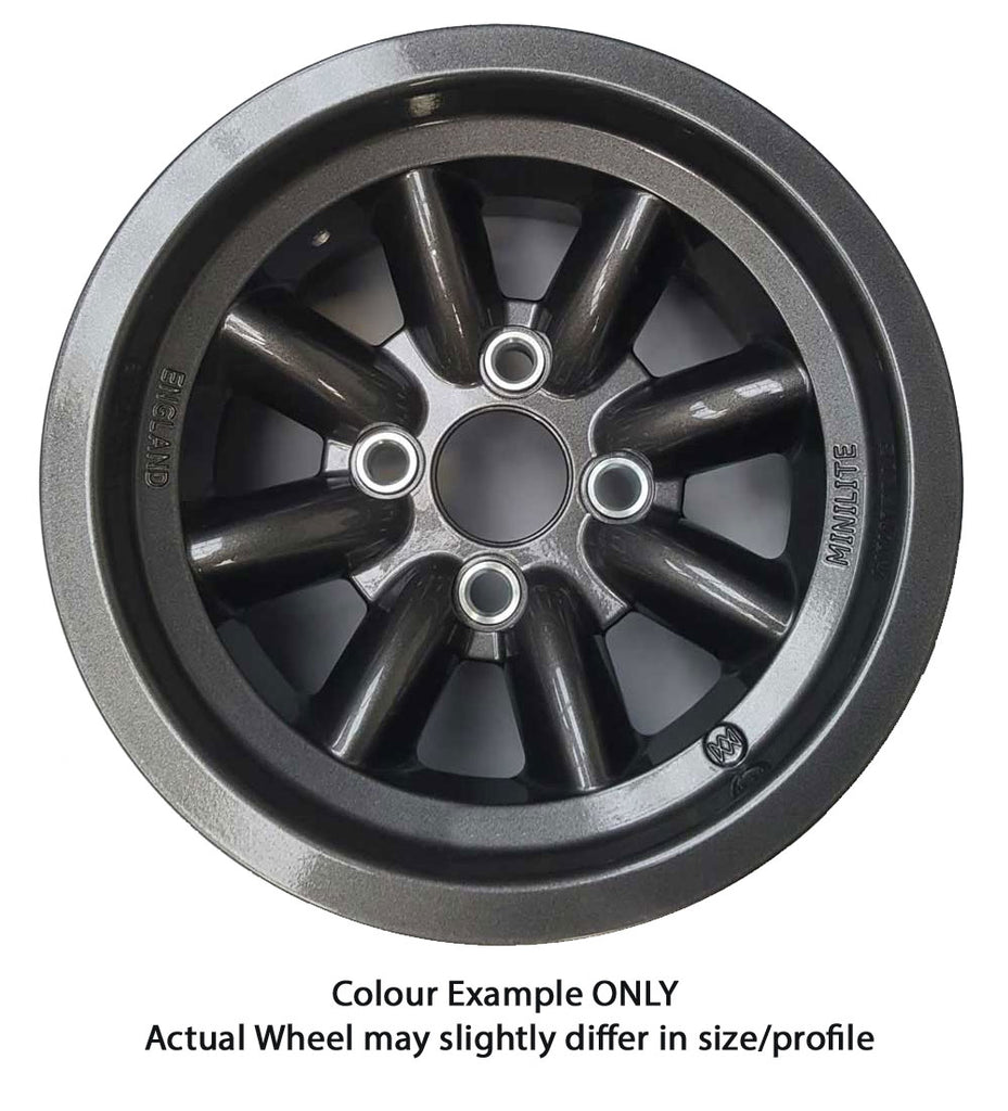 9.0" x 13" Minilite Wheel in Anthracite Grey, available in offset ET-17