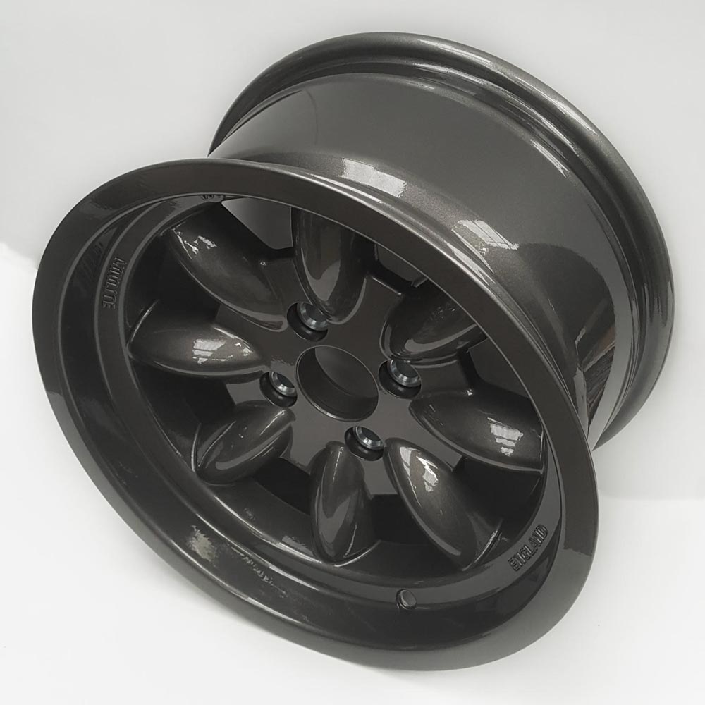 8.0" x 15" Minilite Wheel in Anthracite Grey, available in offset ET0