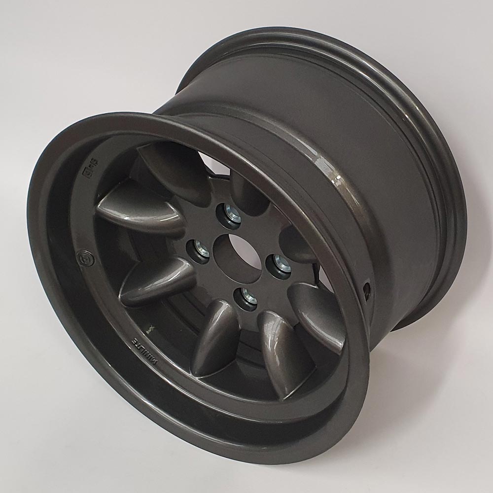 9.0" x 15" Minilite Wheel in Anthracite Grey, available in offset ET-12