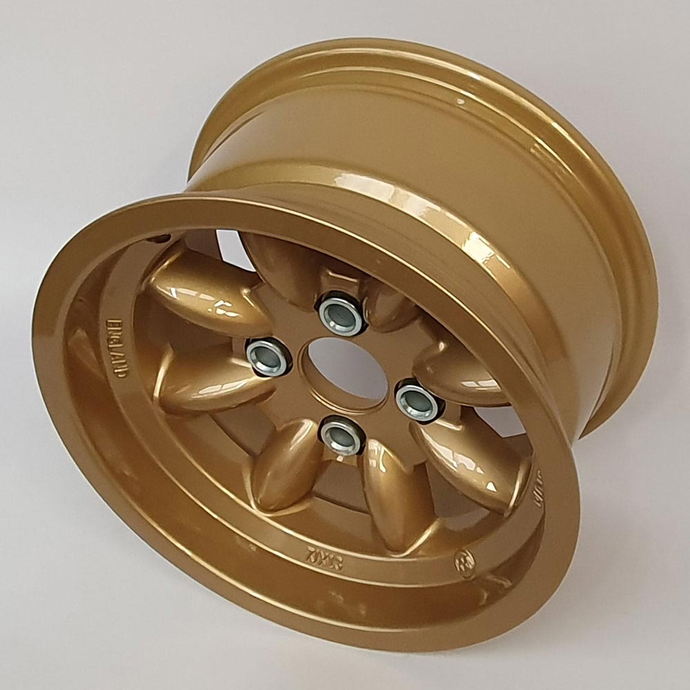 7.0x13" Minilite Wheel ET0 in Gold