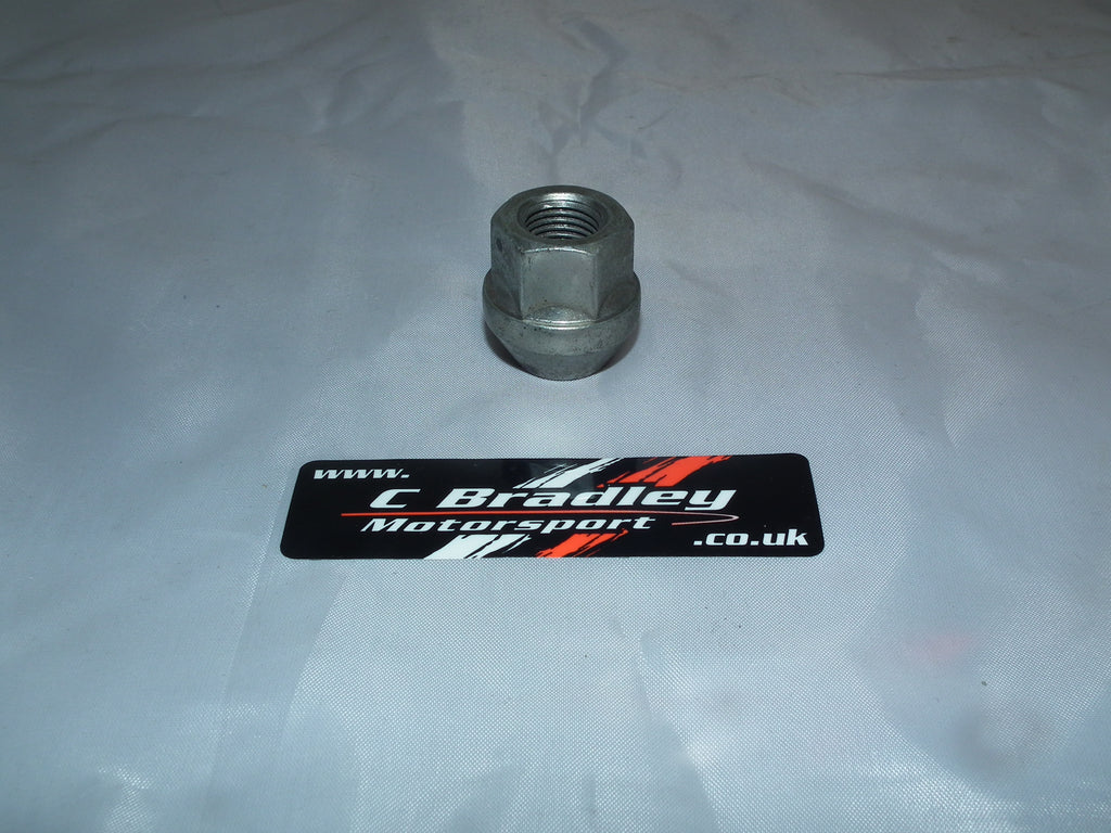 Open Wheel Nut M12 x 1.25mm with 19mm Hex